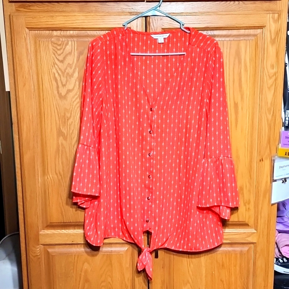 Fun Salmon and White Top